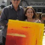 Jeff & Harold Ramis with Year Zero Painting
