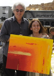 Jeff Hanson & Harold Ramis with Year Zero Painting